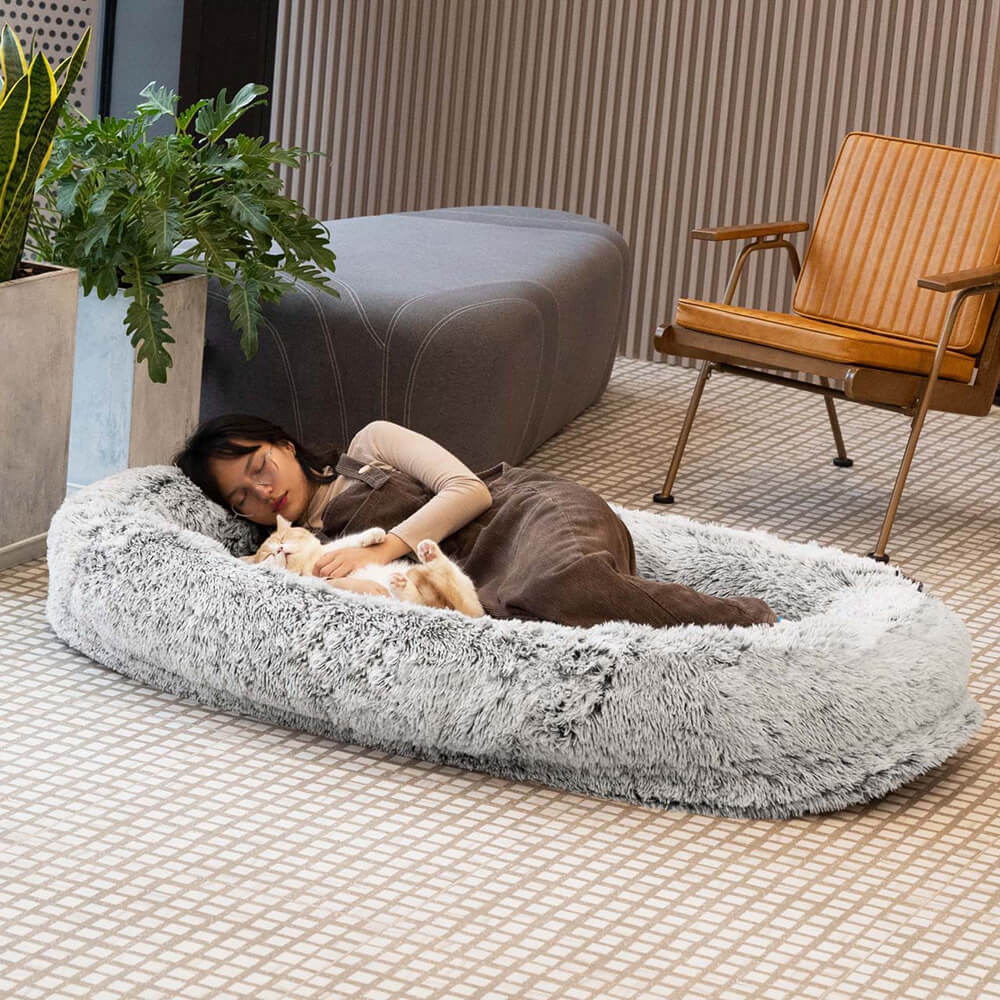 Soothing Cloud: Human Dog Bed