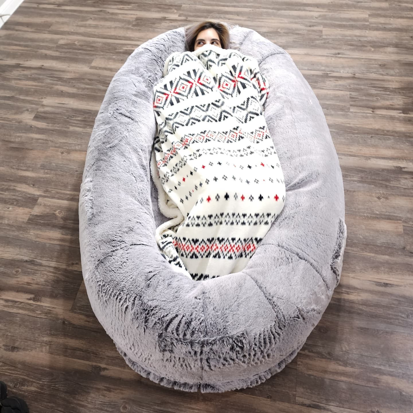 Soothing Cloud: Human Dog Bed
